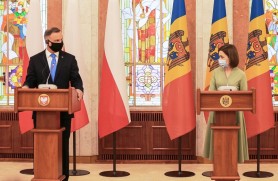 Declarația Maiei Sandu, după întrevederea cu Președintele Republicii Polone, Andrzej Duda